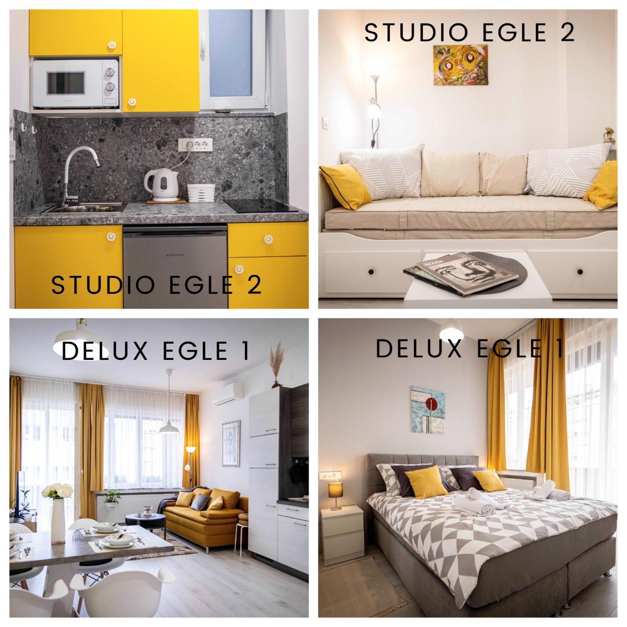 Deluxe Apartman Egle1 I Studio Egle 2 萨格勒布 外观 照片